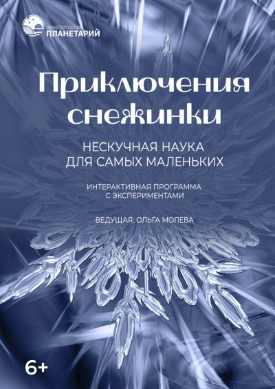 Приключения снежинки (Данный сеанс проходит в Манеже Нижегородского кремля)
